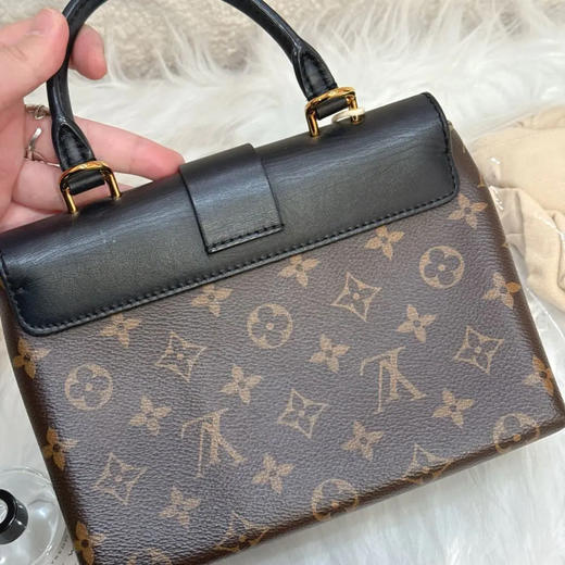 LV lock bb 黑色 老花拼皮 锁头包 商品图1