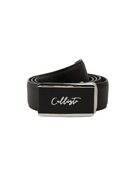 callisto咖色牛皮革皮带