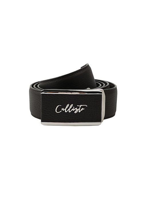 callisto咖色牛皮革皮带 商品图0