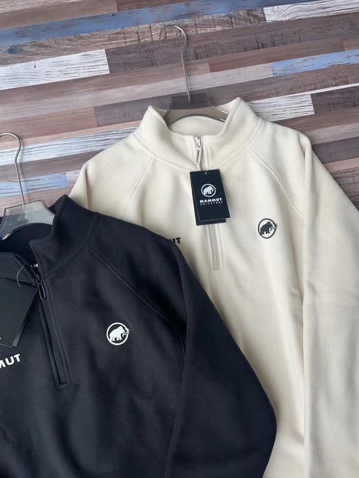 F012815轻量摇粒绒运动透气立领拉链半开襟抓绒上衣 商品图4