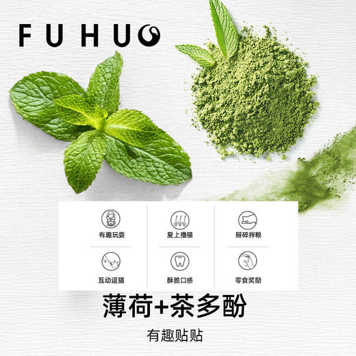 【俘获好礼】俘获F3猫用薄荷味饼干猫咪零食牙成幼猫小鱼形状即食宠物猫零食 商品图2