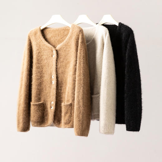 【北美小动物之西施】设计感加厚保暖毛衣女XDW240281 商品图2