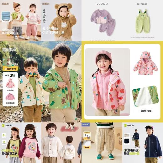 【嘟嘟家盲盒福袋-内含4件】儿童衣服秋冬装清仓盲盒童装颜色款式随机！（盲盒产品非质量问题不退不换，介意勿拍） 商品图6