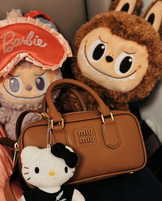 Miu家一包难求保龄球纯皮单肩斜挎包 商品图3