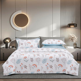 梦洁云朵绵印花四件套：黛容