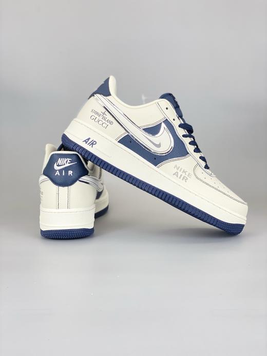 【年终清仓福利】NIke Air Force 1 '07 Low “古驰石头岛联名--米白石墨”空军一号 专供外贸渠道 全掌内置蜂窝气垫 纯正版型 商品图8