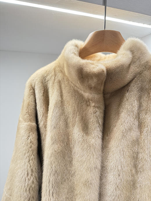 PP41-奶油金棕紫貂皮草大衣好温柔~（JJ） 商品图5