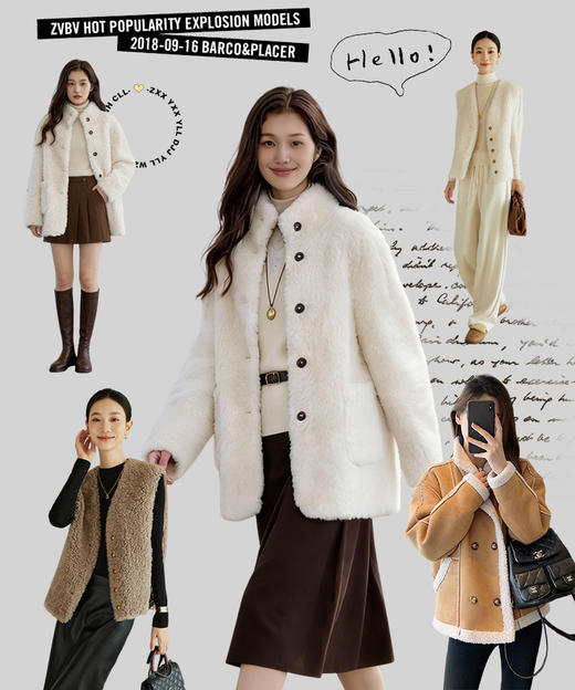 ORIGNAL&CO羊羔绒外套，厚实保暖，更显时髦贵气！【3-5天发货，周末顺延】【G】 商品图7