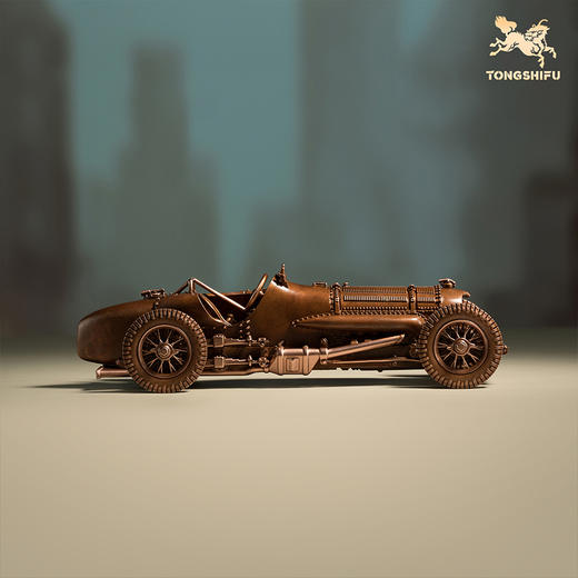 铜师傅 见微系列《不朽之旅（D款）》机车模型 创意家居紫铜摆件 商品图0