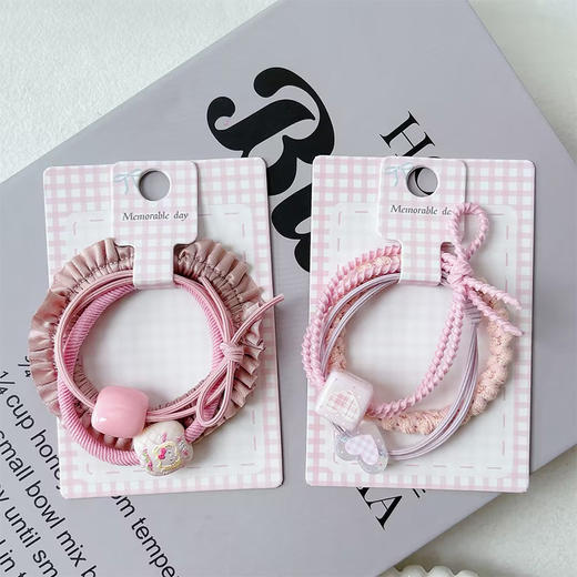 粉色元素皮筋彩卡皮筋-纪念日百货门店同款169261054 商品图0