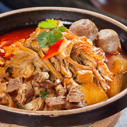 【京东/顺丰直发❗即食鲜香牛杂煲】传统工艺制作，老火靓汤酱香浓郁，文火慢炖，鲜嫩有嚼劲，风味牛杂煲免煮熟食牛杂煲火锅L 商品图3