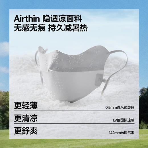 【春上新】【新品】6楼蕉下轻薄无痕护眼角防晒口罩AL203吊牌价79 商品图1