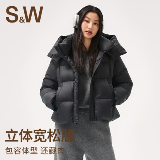 【sw速惟】连帽加厚保暖面包服外套防风羽绒外套 1507 商品图3