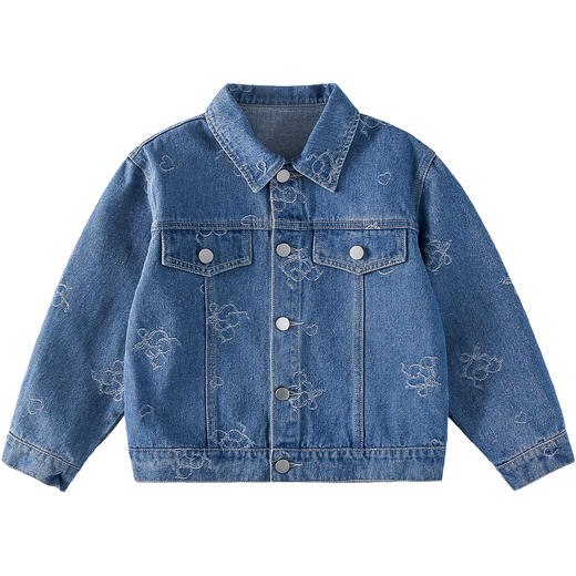 棉花堂潮趣满印童装软牛仔外套-FD61067 商品图11