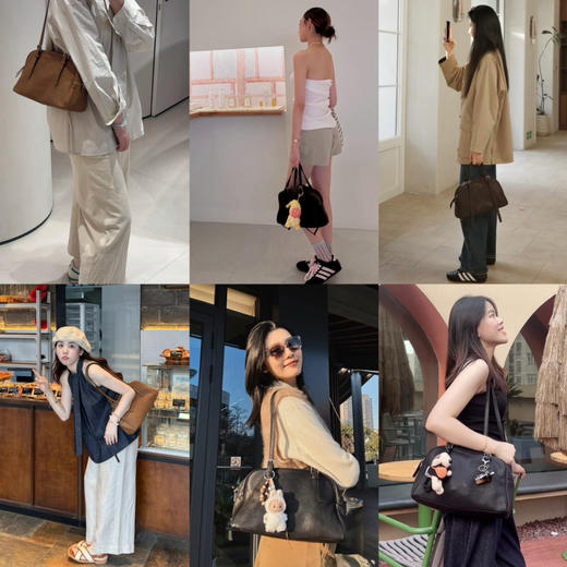 美翻啦😍裘真悠悠保龄球包～奚梦瑶 宋佳同款 31*12*18.5cm 商品图4