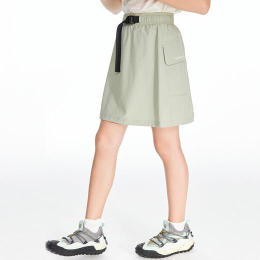 onmygame 女童短裙凉感防晒运动半身裙防风防泼水户外工装裙子春 商品图1