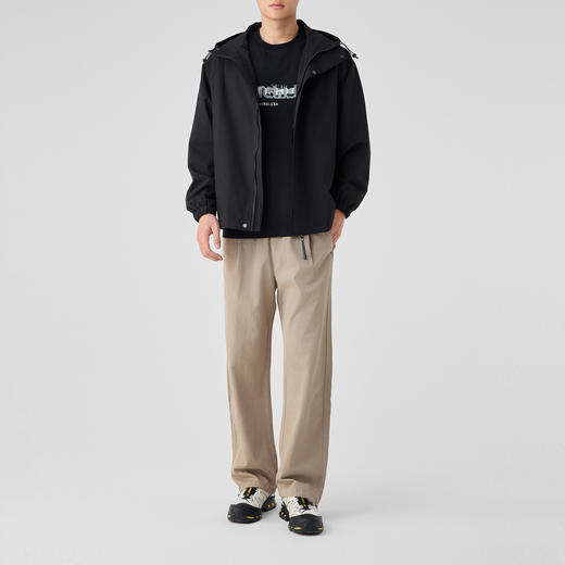 墨麦客高密三防轻户外夹克男2025春季新款宽松连帽男士外套81281. 商品图3