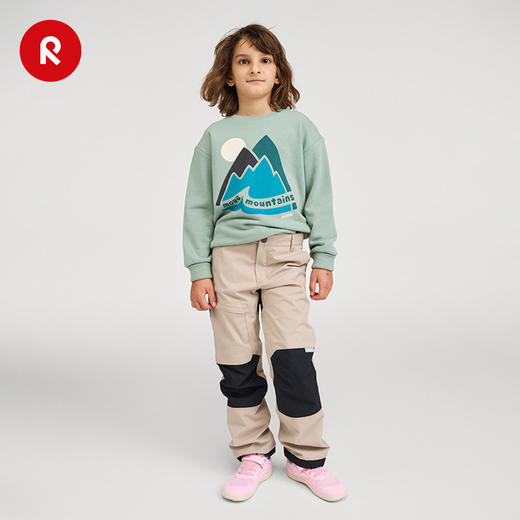 芬兰reima2026春夏新款男女儿童中童简约柔软舒适运动套头卫衣 商品图0