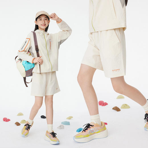 onmygame【魔方格肌理】儿童机能短裤男女童五分裤2025年夏新款 商品图2