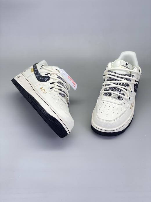 【年终清仓福利】NIke Air Force 1 '07 Low “LV联名——蓝勾抽绳”空军一号 专供外贸渠道 全掌内置蜂窝气垫 纯正版型 商品图6