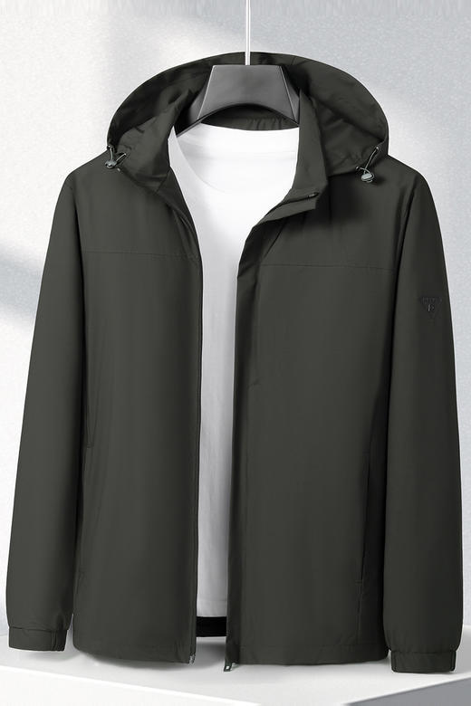 【DSF】大依优型大码男装春秋夹克外套加肥加大码休闲运动上衣夹克外套 商品图5