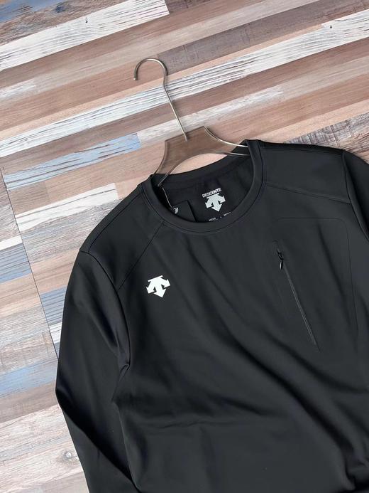 F012814户外轻盈透气内里加绒压胶防风长袖卫衣 商品图12