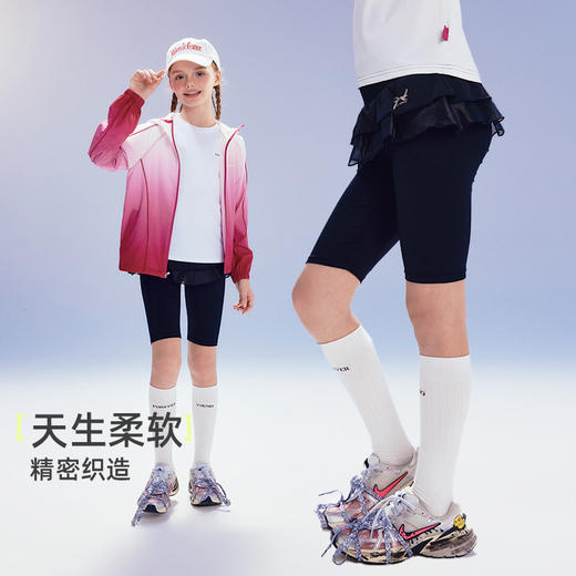 onmygame【芭蕾舞】女童假两件短裤儿童运动裤子2025夏季新款 商品图4