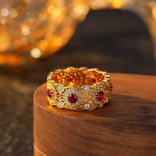 【现货11码  13码 15码  17码】鸿运当头戒指  新的一年 好运buff  鸿运当头  银镀金首饰  （非质量问题  不退不换） 商品图0