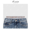 04-1潘依绣丁丁宠粉设计感双腰头牛仔半身裙Q5676 商品缩略图2