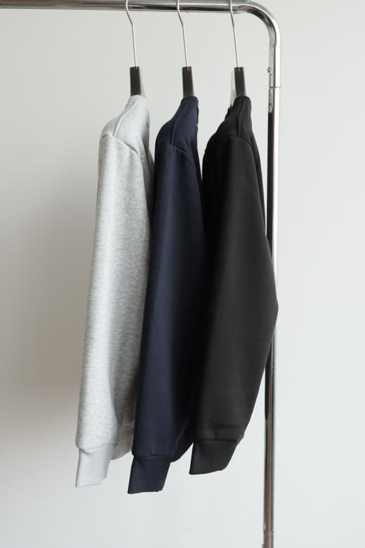 L.A.C 秋冬加绒厚款 圆领卫衣 情侣款 WY019 商品图5