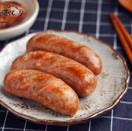 从肠记忆，纯猪肉，无任何添加烤肠，500克/袋 商品图0