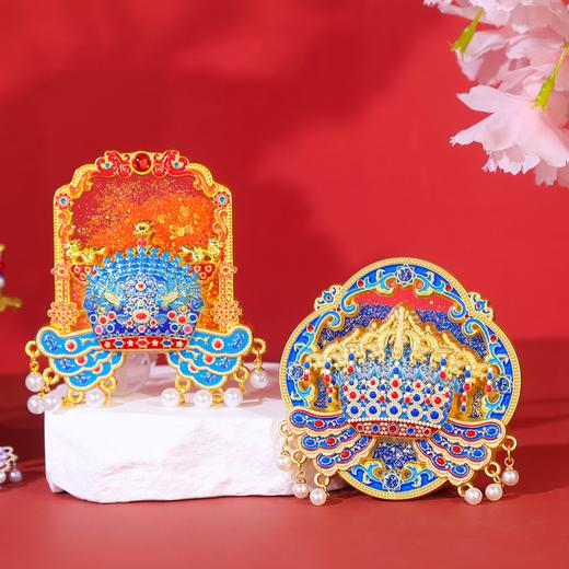 故宫凤冠冰箱贴北京宫廷风文创冰箱贴博物馆流沙冰箱贴 商品图1