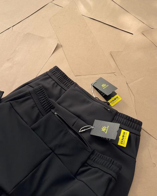 F012810早春厚软壳裤软壳冲锋裤直筒户外休闲裤 商品图13