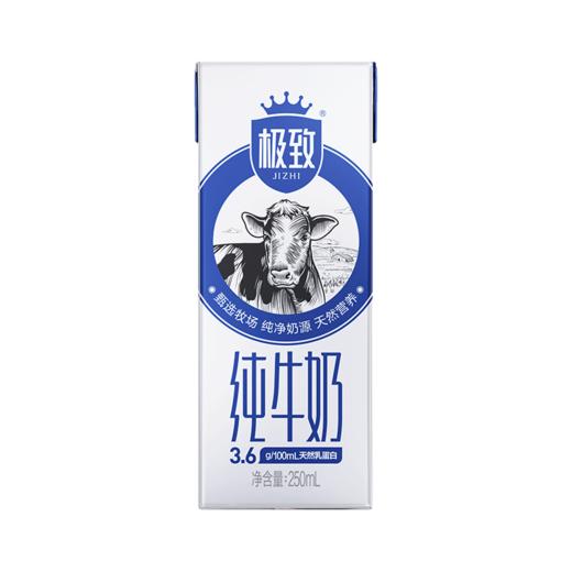 【自提-常温】极致全脂纯牛奶250ml*16 商品图1