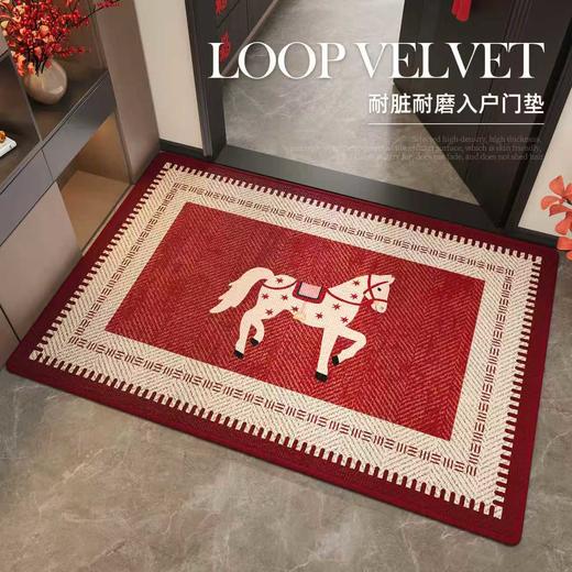 慢说圈绒入户垫 防水防污抗菌防潮稳固防滑不伤地板厚度适中不卡门缝 商品图1