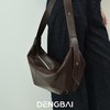 登白DENGBAI 羊皮牛角包新款饺子包斜挎女包头层羊皮 商品缩略图1
