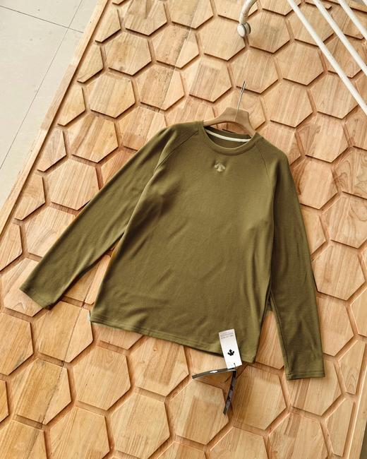 笛桑特 四色25年冬季新品多色户外休闲速干运动德绒微拉绒圆领男女同款长袖T恤 商品图2