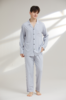 【7.5折新品体验】【秀黛】男翻领开扣长袖套装/女翻领纯色长袖套装男/女春秋家居服睡衣【有4XL】W1550005T/W1551011T【门店同款】 商品缩略图1