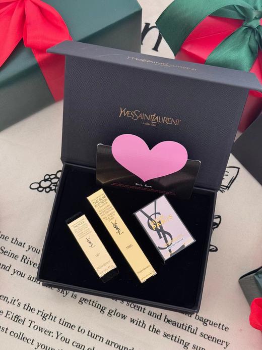 F012829小反转方管红丝绒三件套有颜又有内涵的礼盒 商品图1