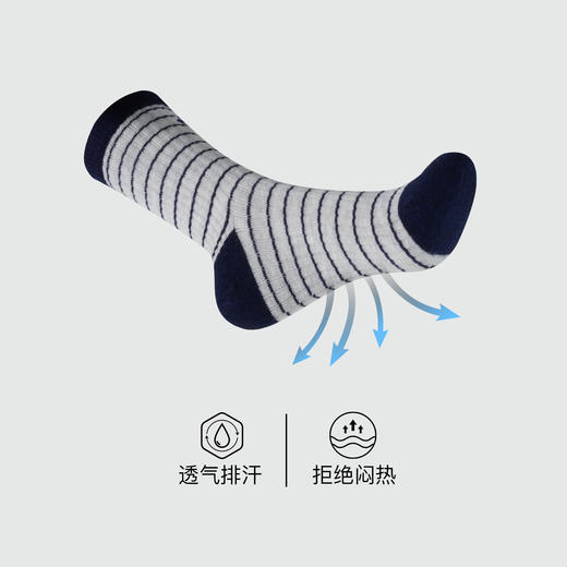 【满3双/34.9元】【秀黛】女士羊毛休闲中筒袜女士袜子【1双】S6220606T【门店同款】 商品图2