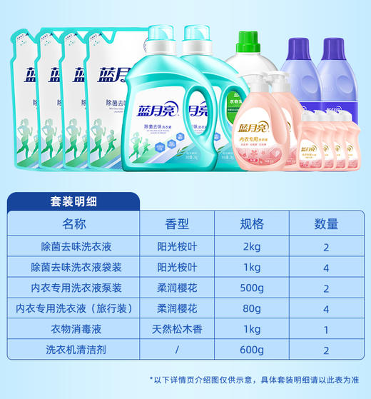 蓝月亮除菌健康守护15件套 商品图0