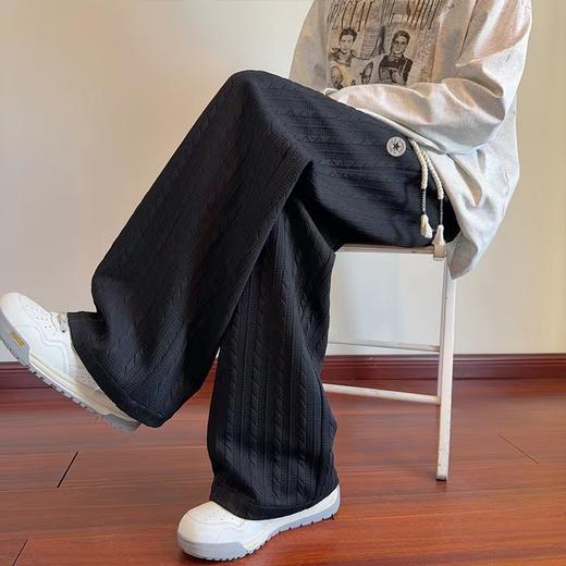 F012836新款美式麻花直筒卫裤休闲裤长裤 商品图6