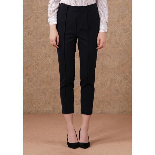 乔万尼时尚通勤都市风修身九分裤EM1F113 商品图1