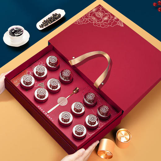 草木方西洋参黑枸杞双拼礼盒 女神节礼物 加拿大进口西洋参 送父母长辈 商品图0