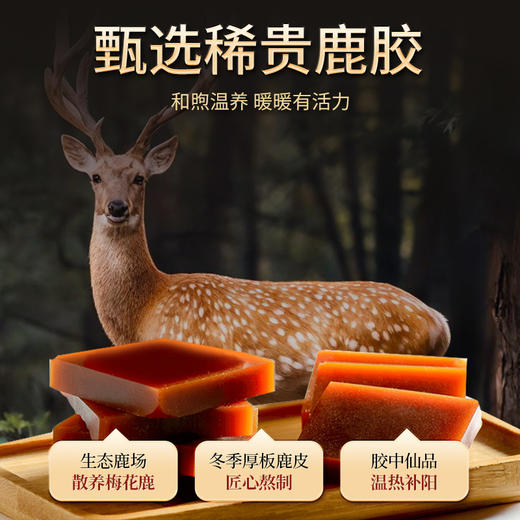 福牌鹿胶五黑固元糕【山东必买好品】 商品图1