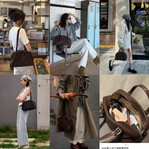 美翻啦😍裘真悠悠保龄球包～奚梦瑶 宋佳同款 31*12*18.5cm 商品图2