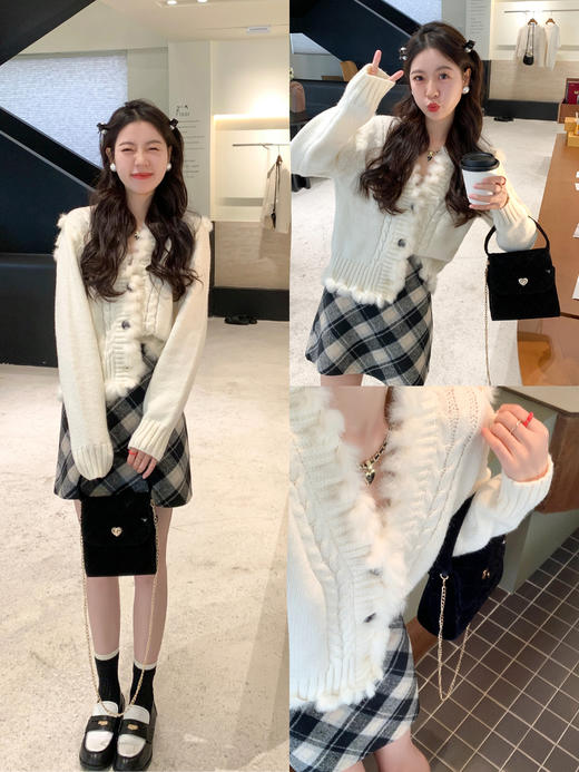 <曾小咸推荐>2.7现货秒杀 ！微信超特价！韩系毛边开衫 日常189 立减89.01 秒杀99.99！！ 商品图7