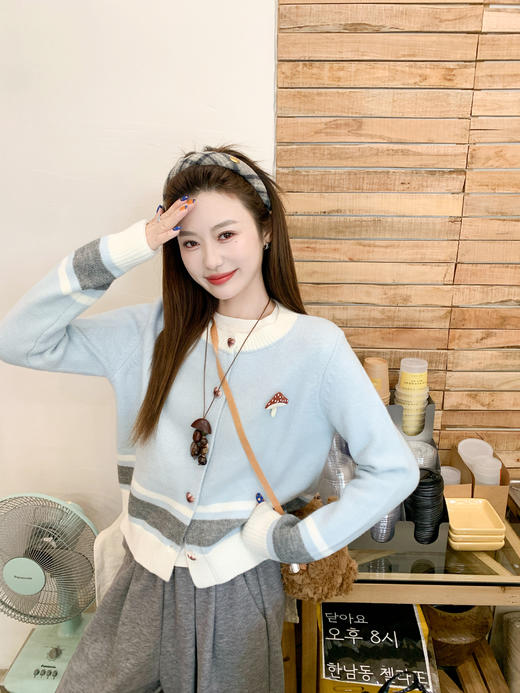 <曾小咸推荐>2.8现货秒杀 ！微信超特价！立体小蘑菇针织开衫 日常199.99 立减110 秒杀89.99！！ 商品图13