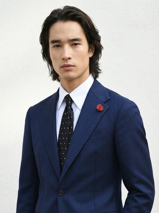 「40款可选」T.INGENIATOR Drape 高克重澳洲美丽诺羊毛全麻衬工艺西装套装 商品图2