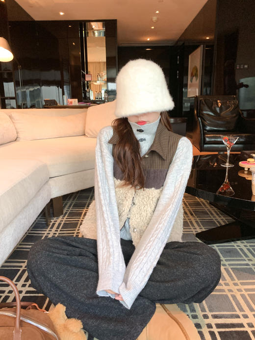 <曾小咸推荐>2.7现货秒杀 ！微信超特价！2色韩系抽绳休闲裤 日常189.99 立减100 秒杀89.99！！ 马甲 秒杀129.99！！ 商品图8